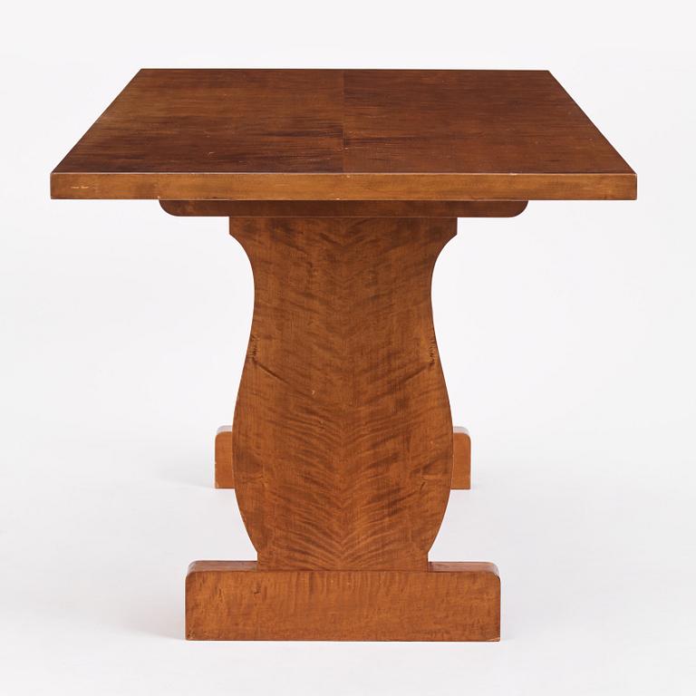 Carl Malmsten, a "Svensk Björk" (Swedish Birch) table, Swedish Grace, 1930s.