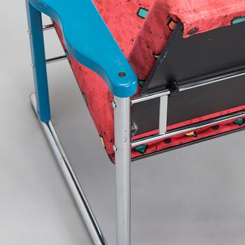 Yrjö Kukkapuro, A 1980s  'Experiment' open armchair for Avarte, Finland.