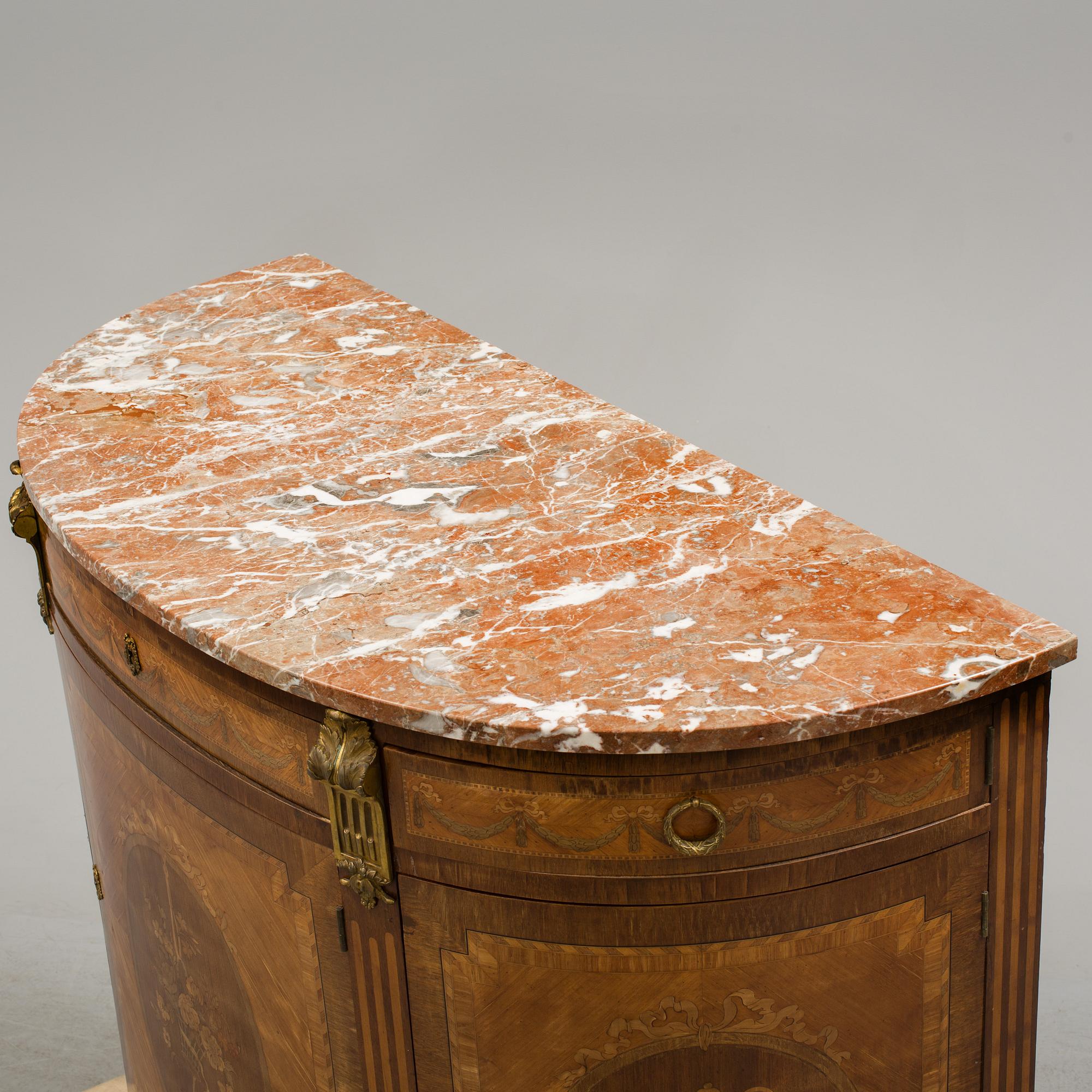 CUPBOARD, Louis XVI-style, France, late 19th century.