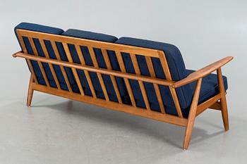 A "GE-240/3" sofa, designed by Hans J Wegner for Getama.