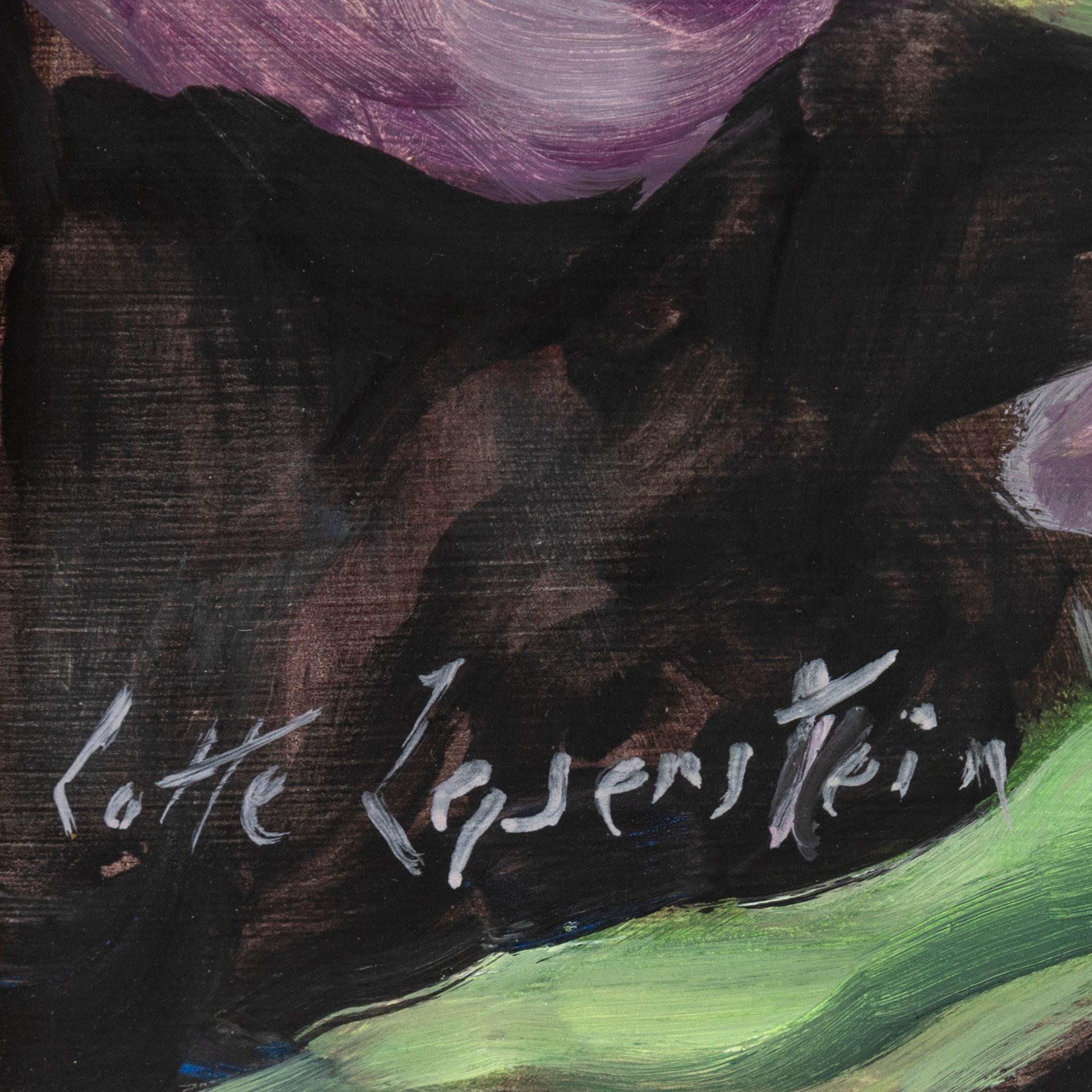 Lotte Laserstein, olja på pannå, signerad.