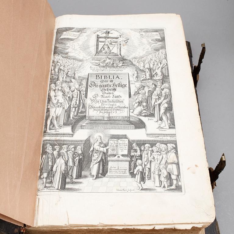 BIBEL, Das ist Die Ganze Schrift Altes und Neues Testament...D. Martin Luthers..., Nürnberg 1652.