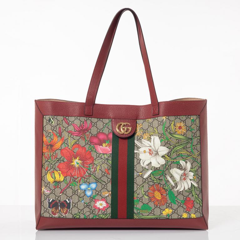 Gucci, väska "Ophidia GG Flora Tote Bag".