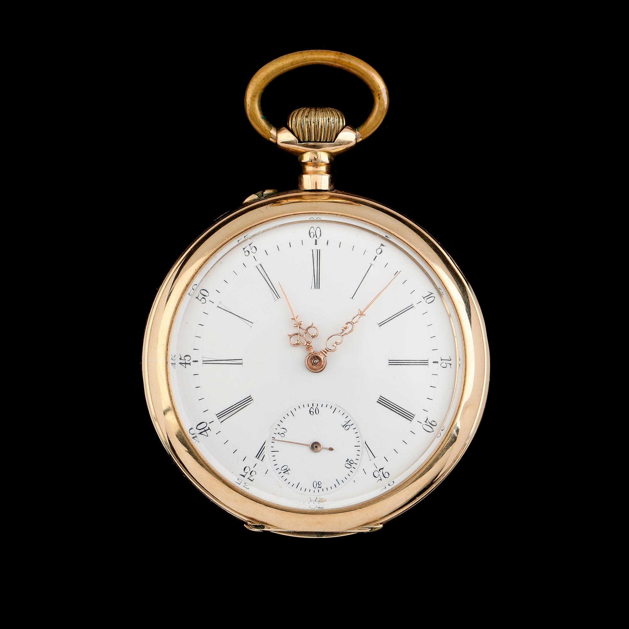 FICKUR, 14K guld, 1900-talets första hälft.