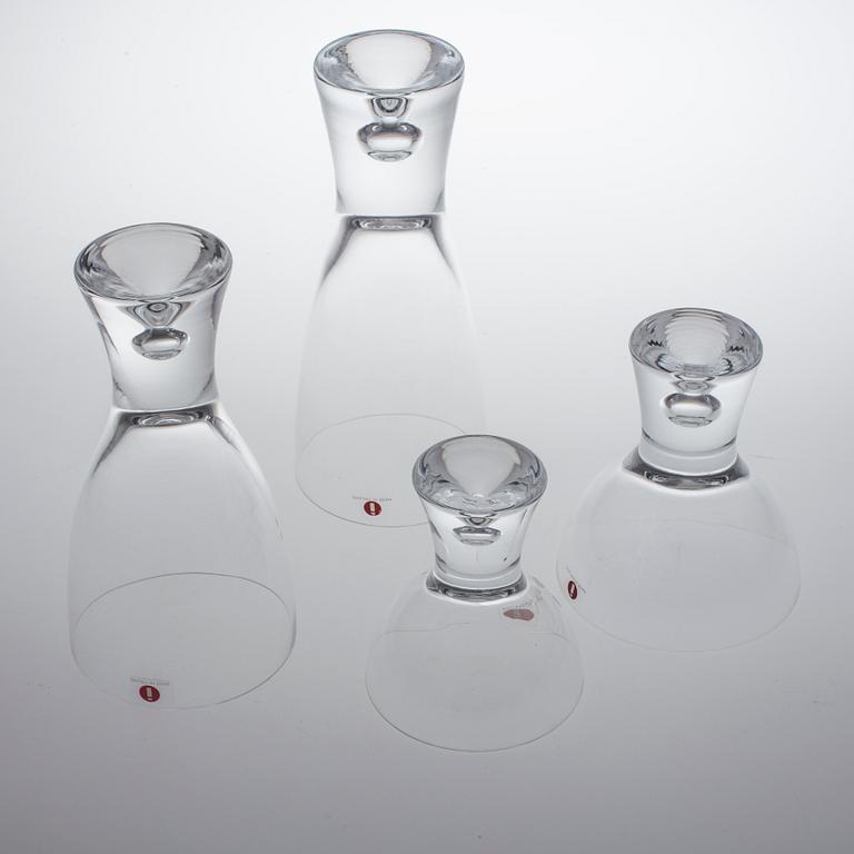 GLASSERVISDELAR, 48 stycken, "Tapio", Tapio Wirkkala, Iittala, formgiven 1954.