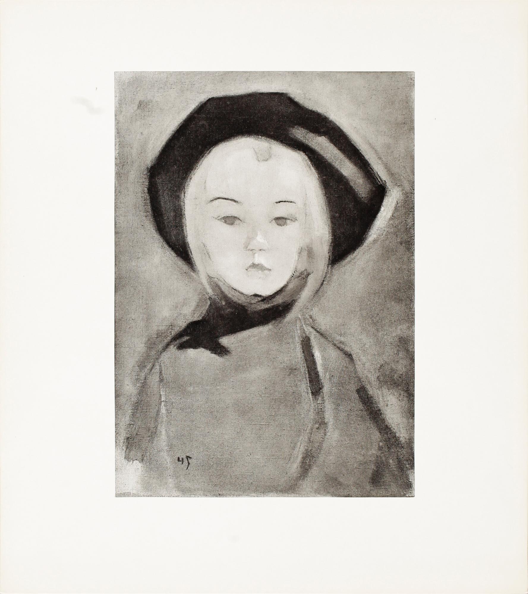 HELENE SCHJERFBECK, mapp med reproduktioner, 48 st, 1945.