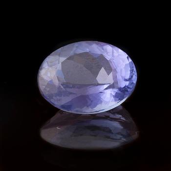 TANZANIT, oval fasettslipning, ca 4,17 ct.