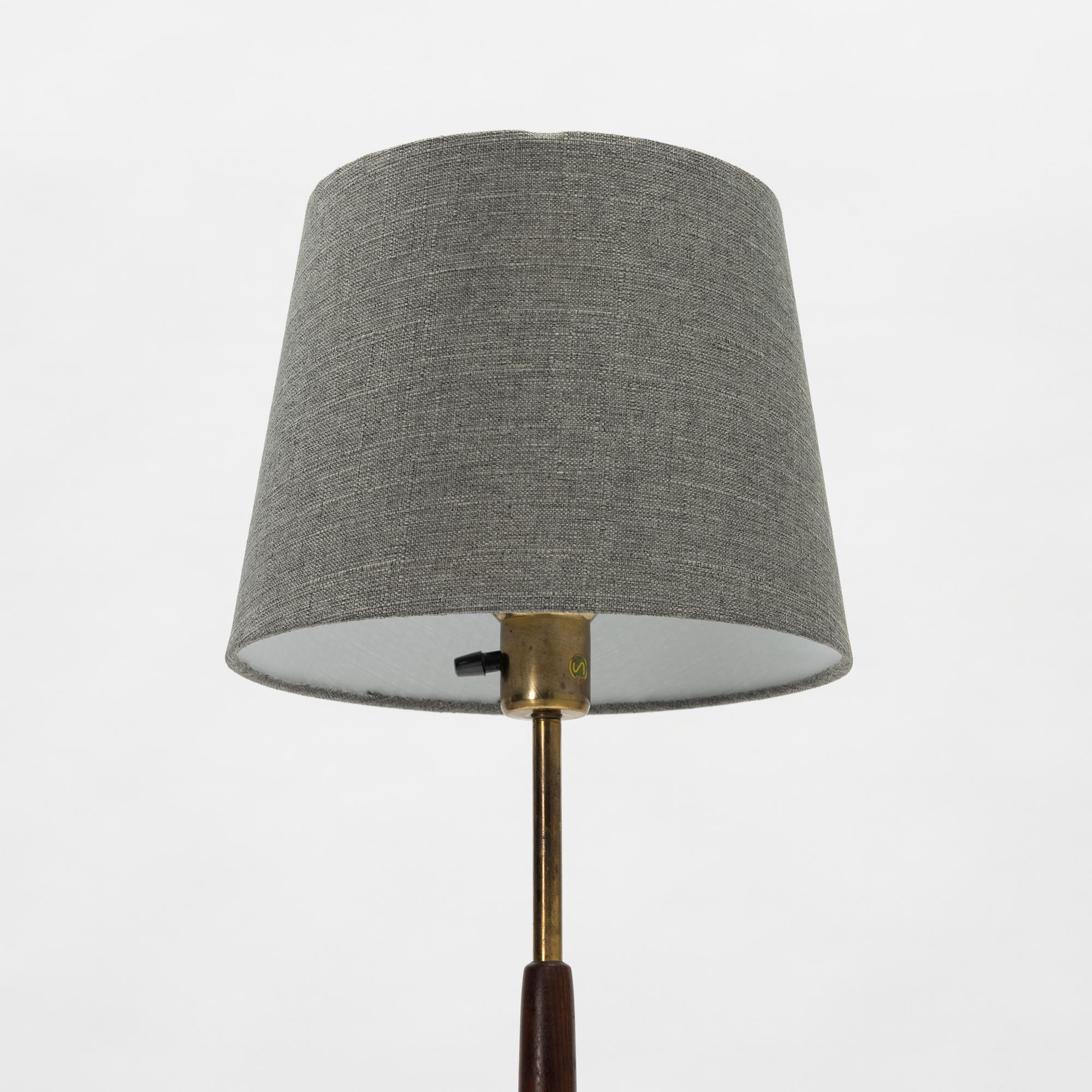 A 1950's/60's floor lamp, Nybro Armaturfabrik, Sweden.
