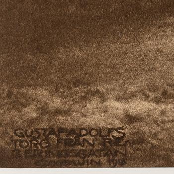 Henry B. Goodwin, photo gravure from the book Vårt vackra Stockholm signed in the negative.