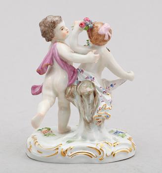 FIGURGRUPP, porslin, Meissen, 1900-tal.