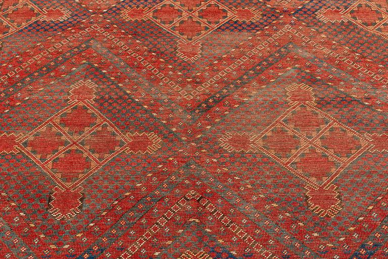 A carpet, antique, Beshir, ca 495 x 206 cm, around the year 1875.