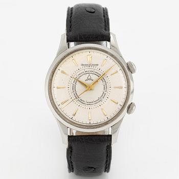 Jaeger-LeCoultre, Memovox, "World time", wristwatch, 35 mm.