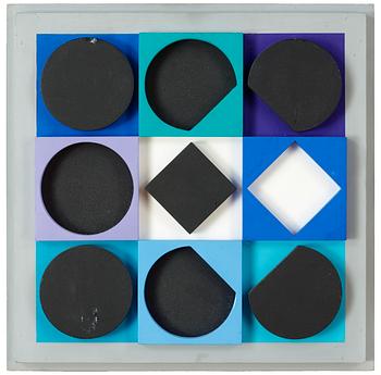 203. Victor Vasarely, "Topaze noir, positif".