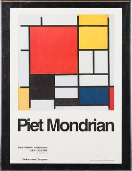 JULISTE, "Piet Mondrian Sara Hildénin taidemuseo 24.3.-30.6.1996".