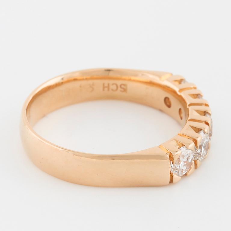RING, med briljantslipade diamanter totalt 0.75 ct, Schalins, Östersund.