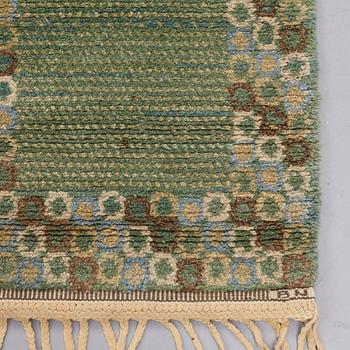 Barbro Nilsson, A carpet, "Gröningen", knotted pile, ca 241-241,5 x 170,5-173,5 cm, signed AB MMF BN.