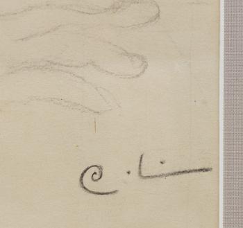 Carl Larsson, "Trollkarlen" - Study for Midvinterblot.