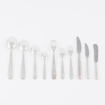 A Swedish silver cutlery set, 113 pieces, marks of  GAB, Stockholm 1950s.