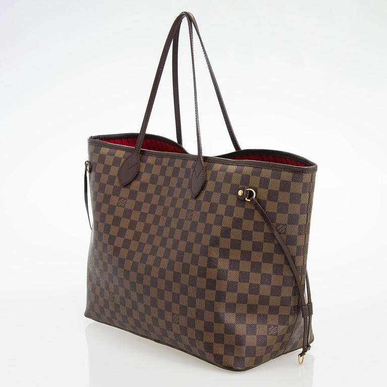 Louis Vuitton, A Damier Ebene 'Neverfull GM' Bag.