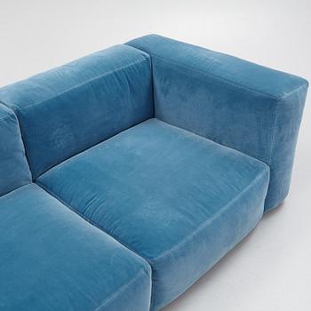 Modular a three-piece 'Mags Soft' modular sofa, HAY, Denmark.