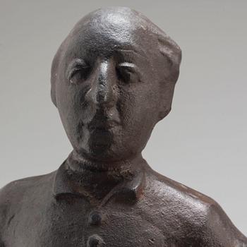 ALLAN EBELING, sculpture, cast iron.