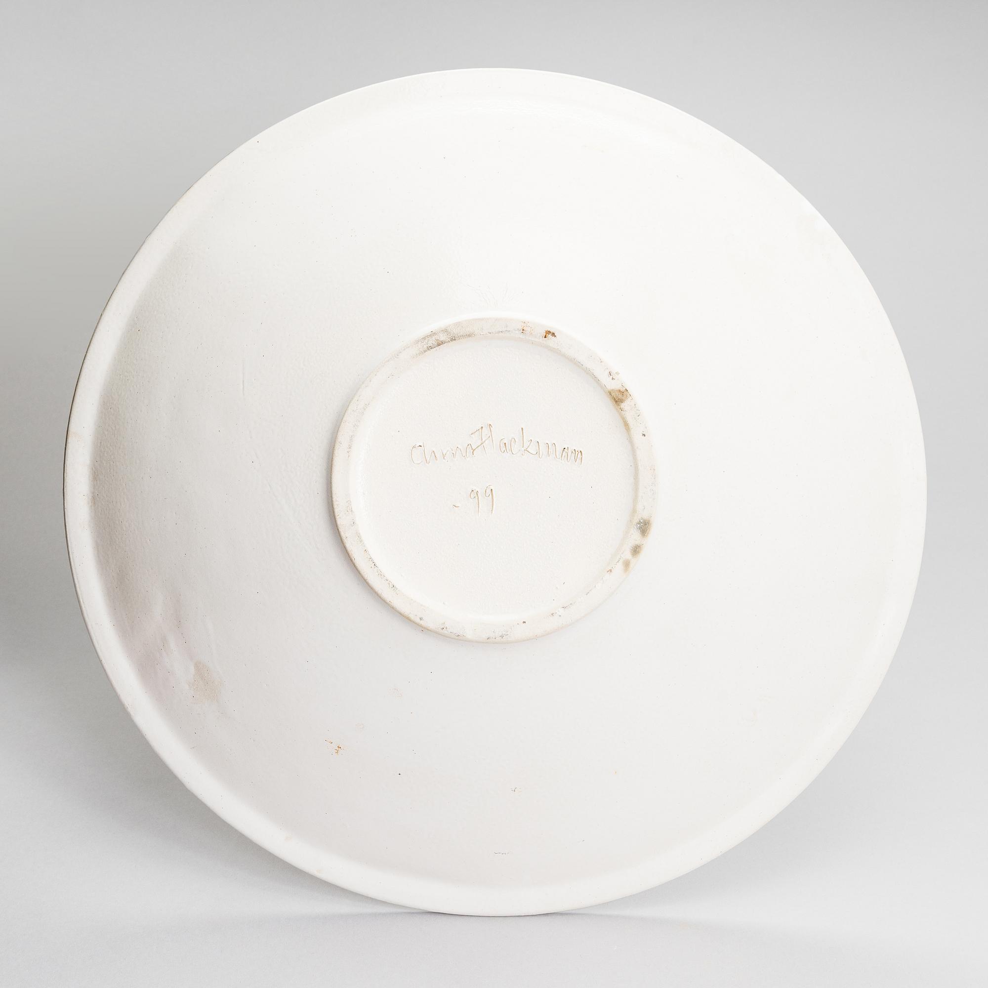 Anna Hackman, a 'Cobra' bowl signed Anna Hackman -99.