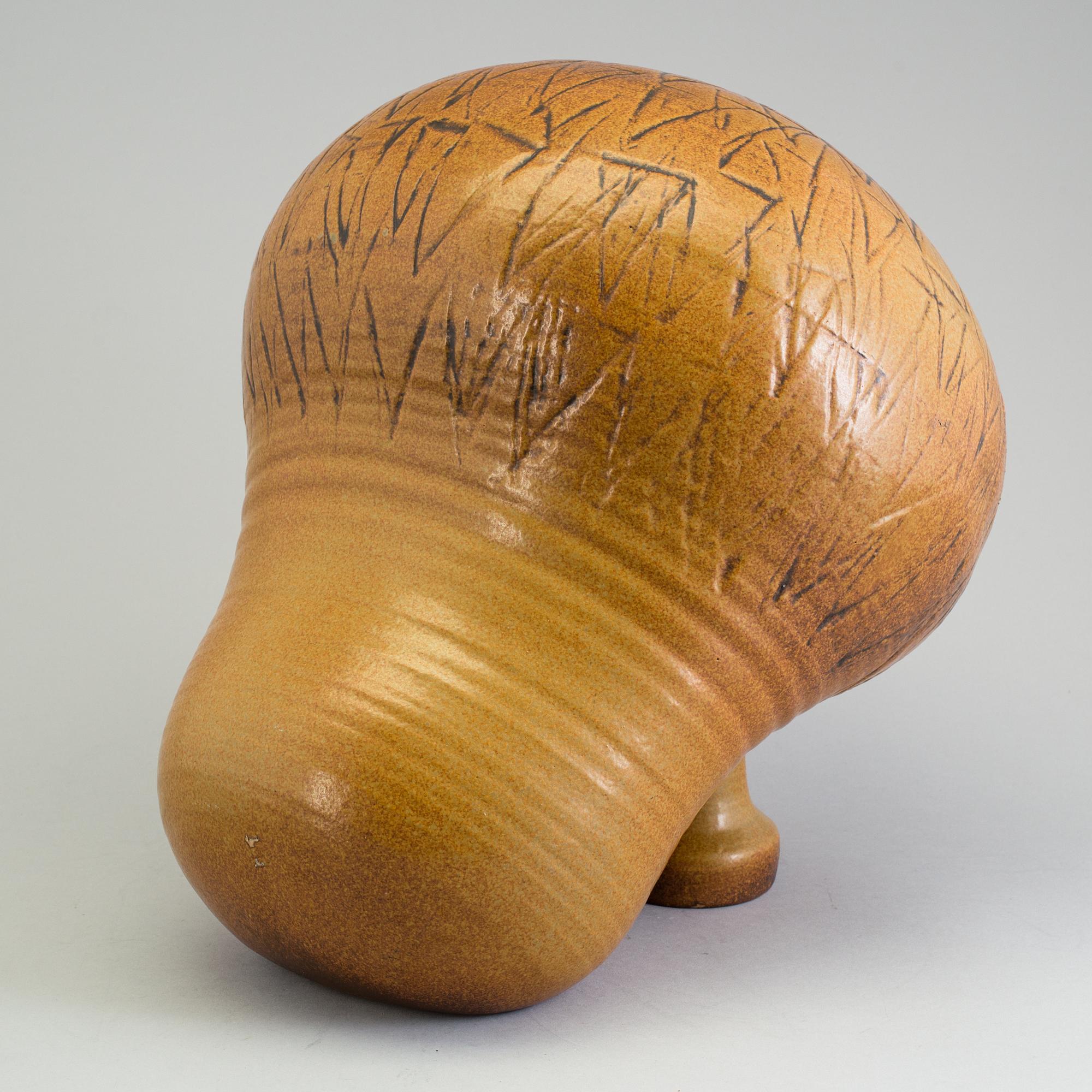 LISA LARSON, a stoneware sculpture "Lejon Maxi", Gustavsberg.