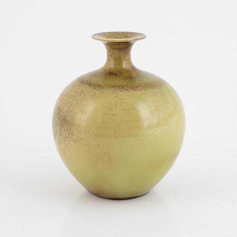 Sven Wejsfelt, a stoneware vase, Gustavsbergs studio 1986.