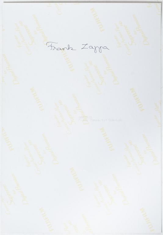 Ewa Rudling, 'Frank Zappa'.