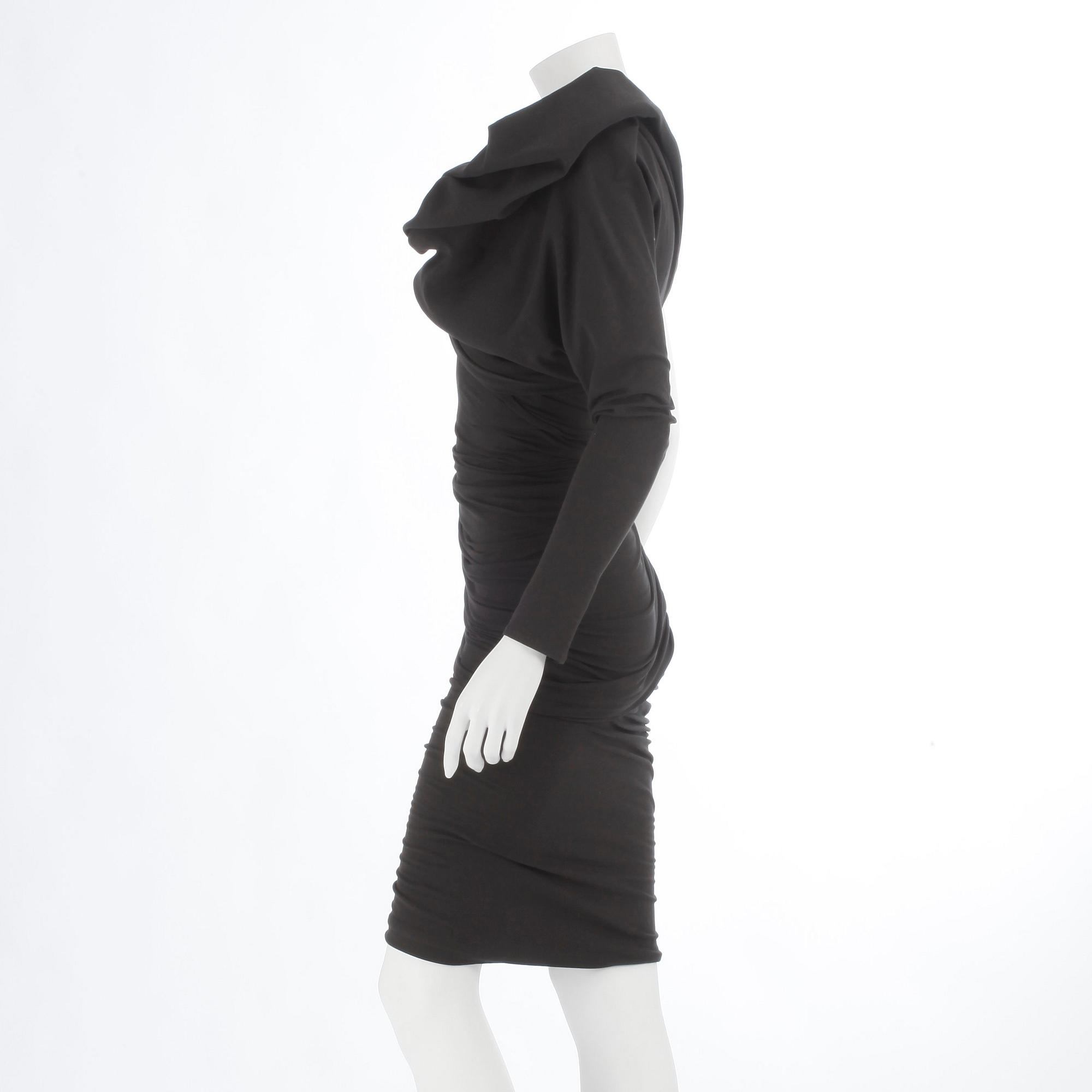 DRESS, Lanvin, a grey one shoulder dress.