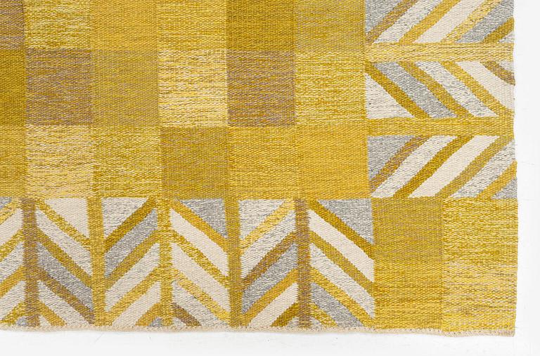 A carpet, flat weave, c. 242 x 180 cm.