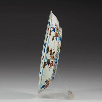 FAT, porslin. Ming dynastin, Wanli sex karaktärers märke och period (1573-1619).
