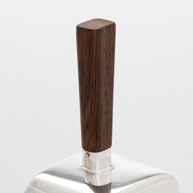 Bertel Gardberg, A silver and rosewood sauce jug, Eino Westerback, Helsinki, 1959.