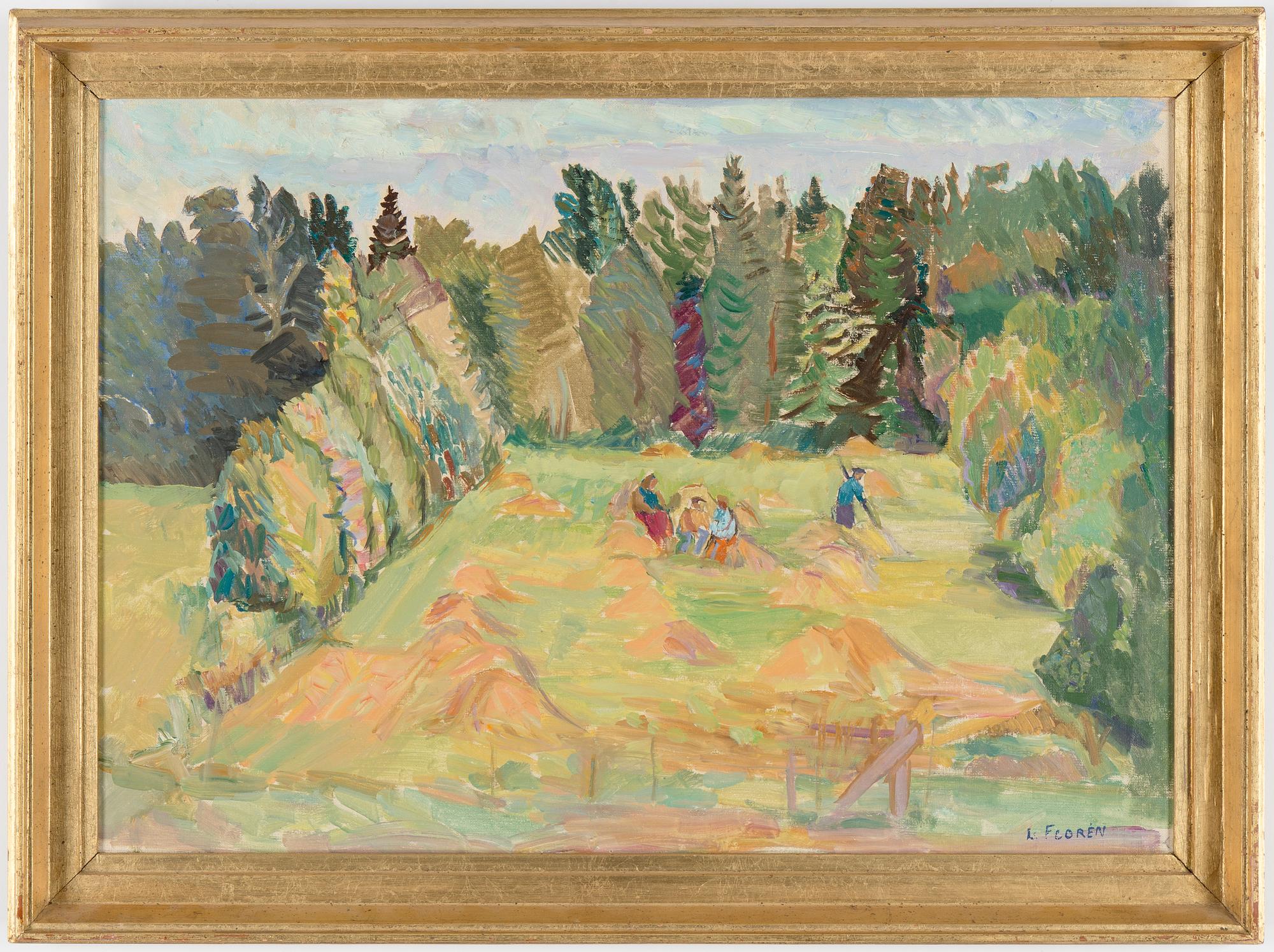 LARS FLORÉN, olja på duk, signerad. - Bukowskis