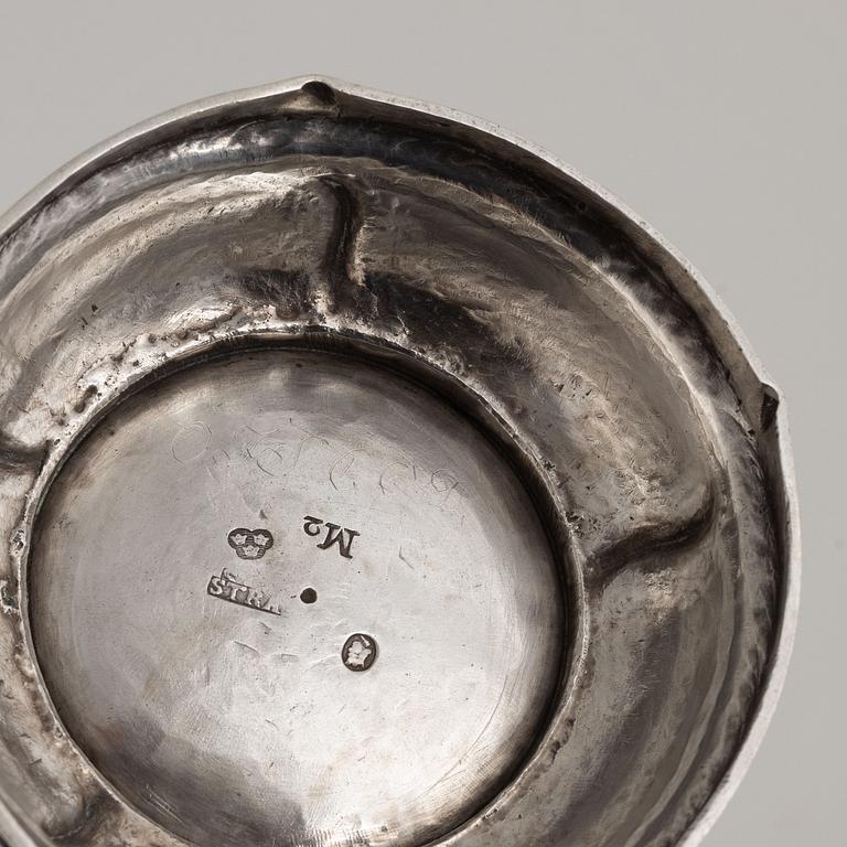 Johan Stras, a silver beaker, Stockholm, 1794.