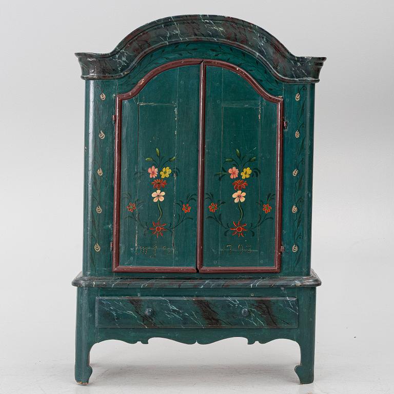 A cabinet, 18th Century.