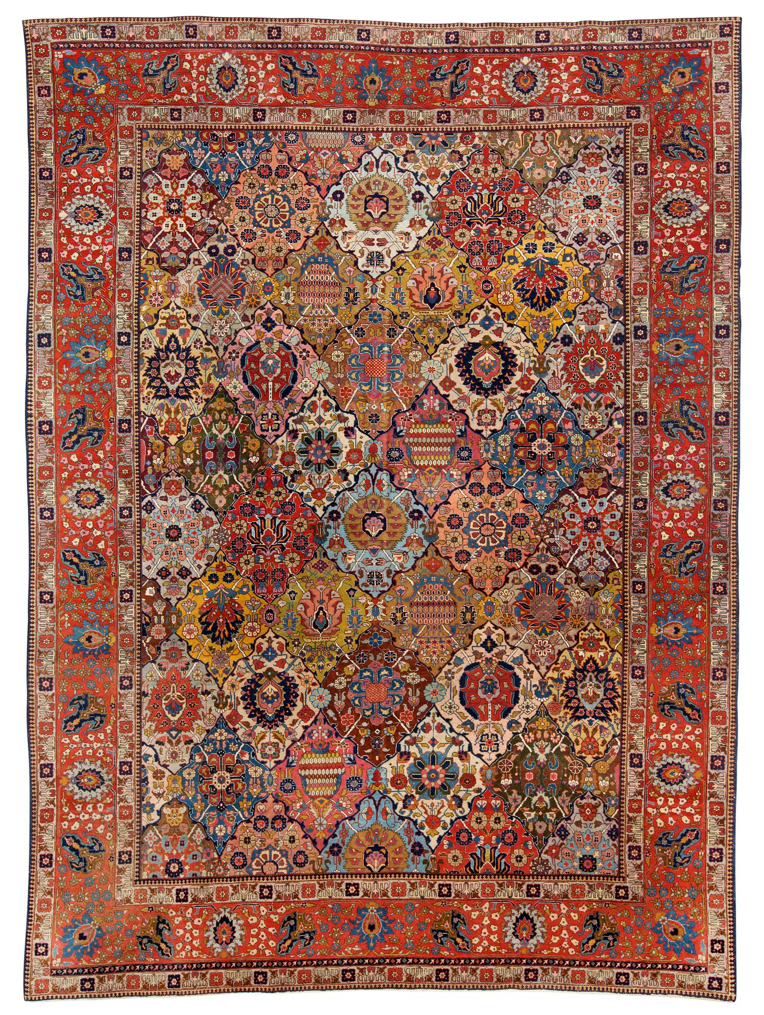 SEMI-ANTIQUE TABRIZ.