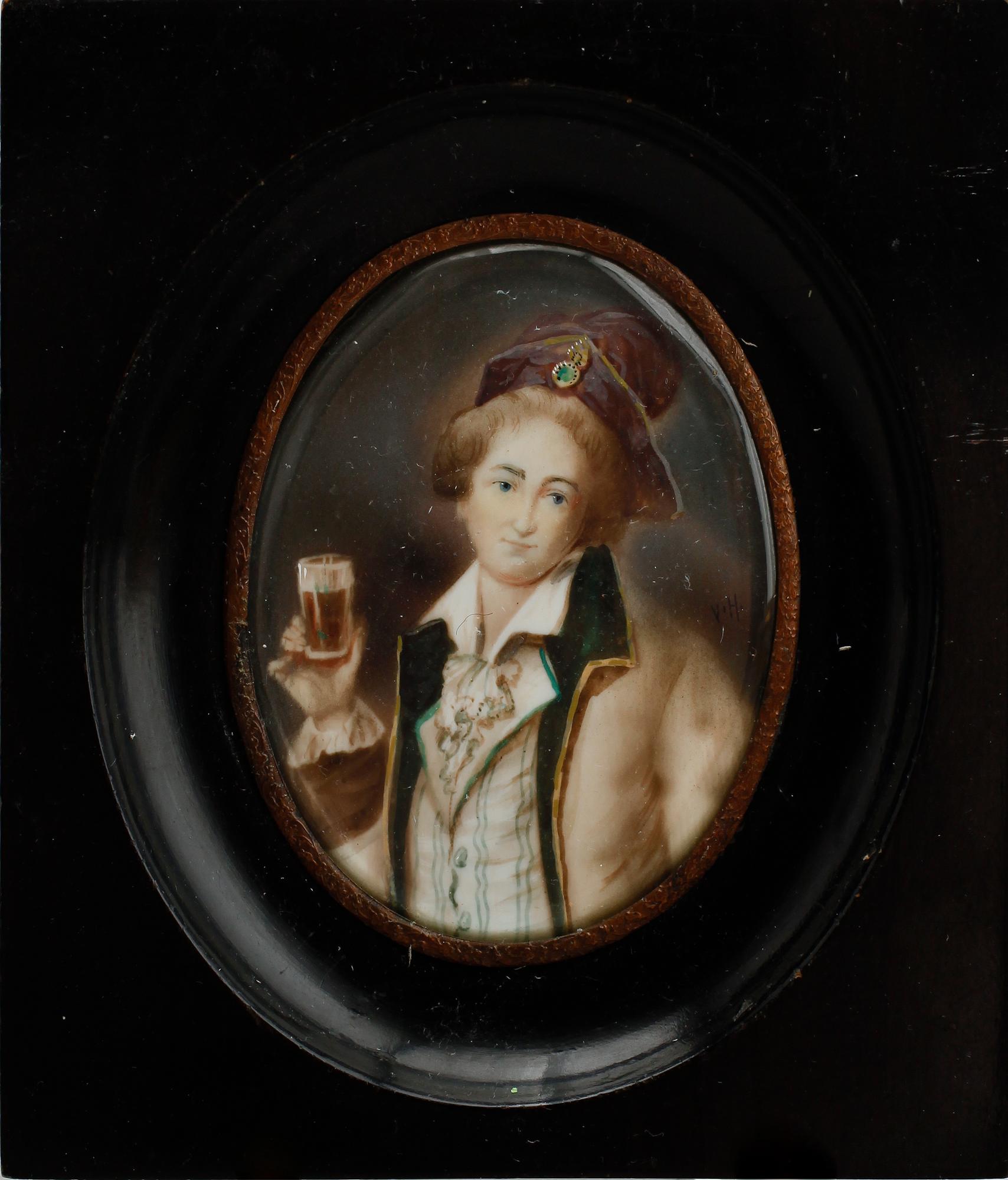 MINIATYRMÅLNINGAR, 8 st, 1800-tal.