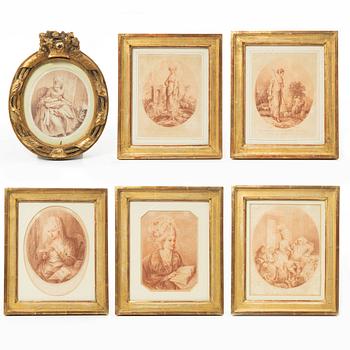 Elias Martin, Engravings, 6 pcs.