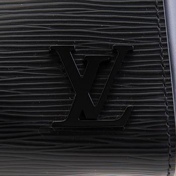 LOUIS VUITTON Black Epi Cluny BB Bag.