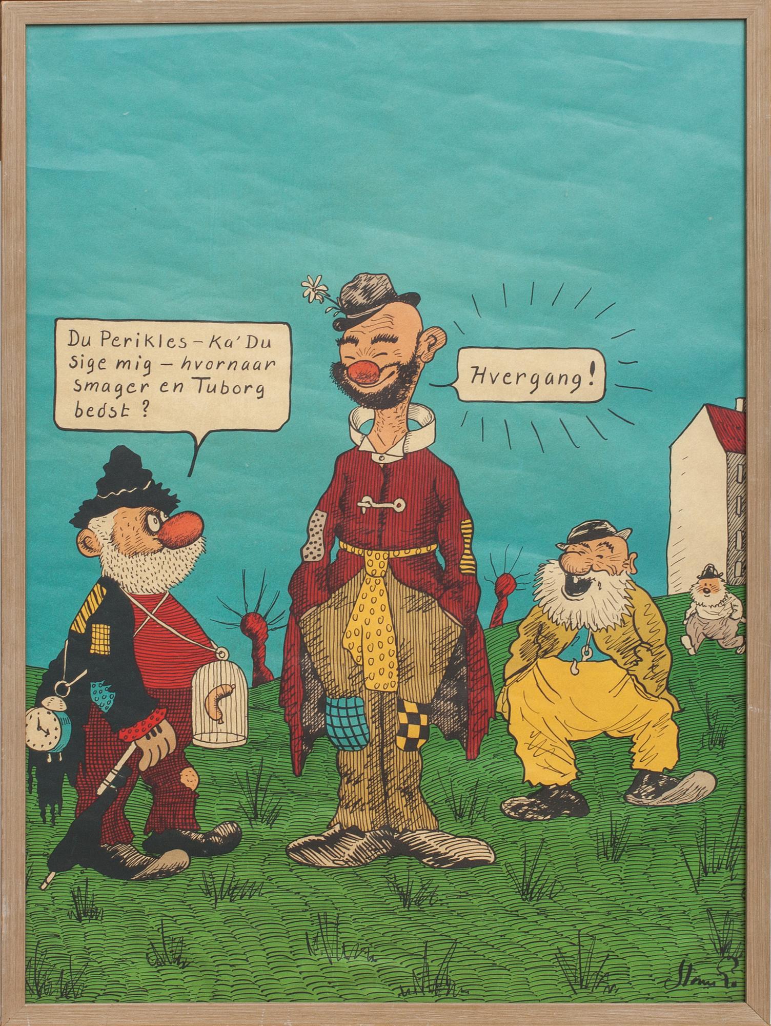 AFFISCH, Tuborg, 1970-tal.