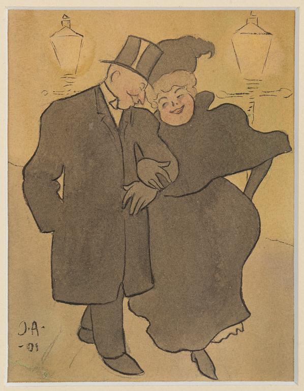 Ivar Arosenius, Charming couple.