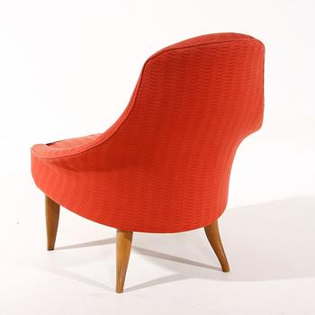 FÅTÖLJ, Kerstin Hörlin-Holmqvist, ur Trivaserien, Nordiska Kompaniet, 1950/60-tal.