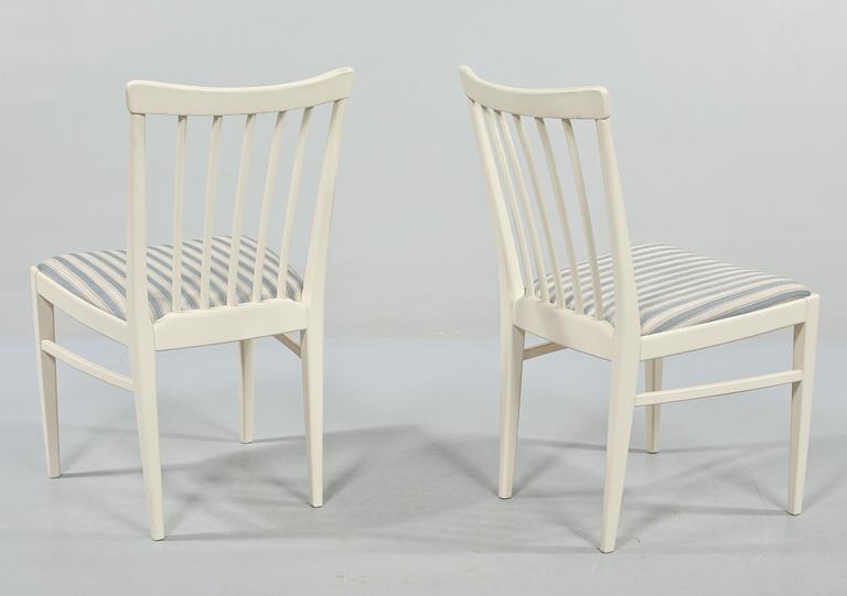 STOLAR, ett par, "Herrgården", Carl Malmsten, Bodafors, 1960-tal.