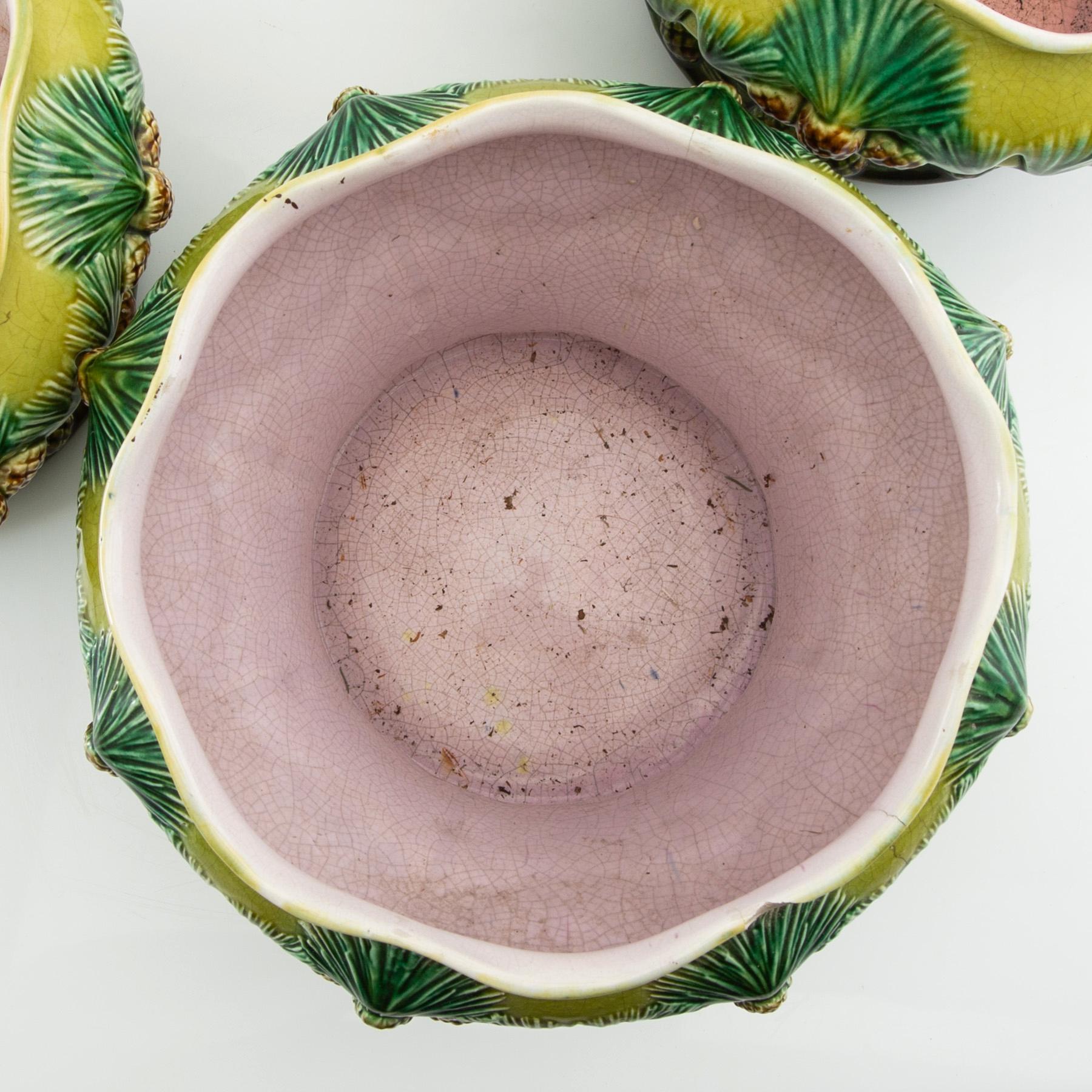 Outer covers 3 pcs Jugend, Rörstrand early 20th century stoneware.