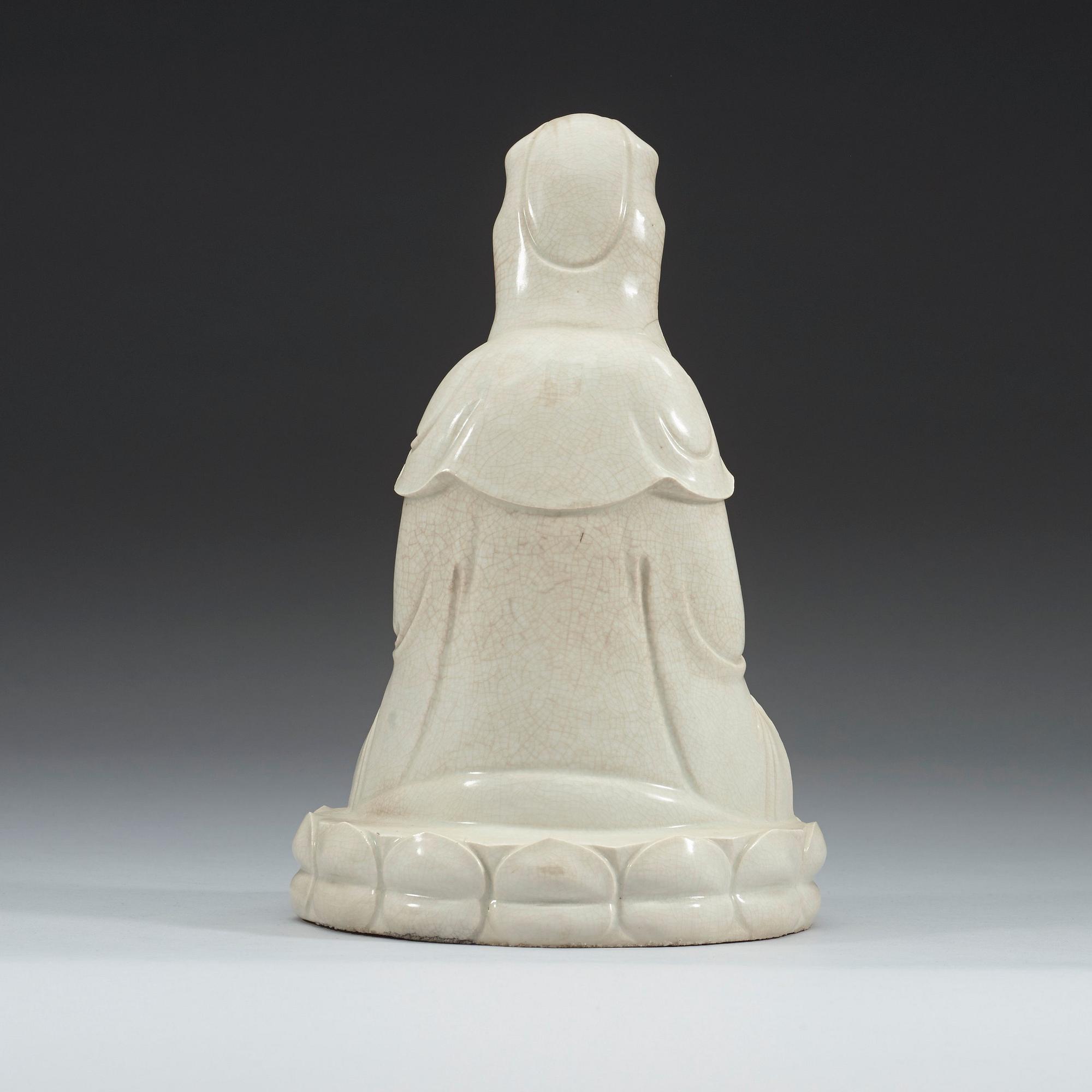 FIGURIN, blanc de chine. Sen Qing dynasti (1644-1912).