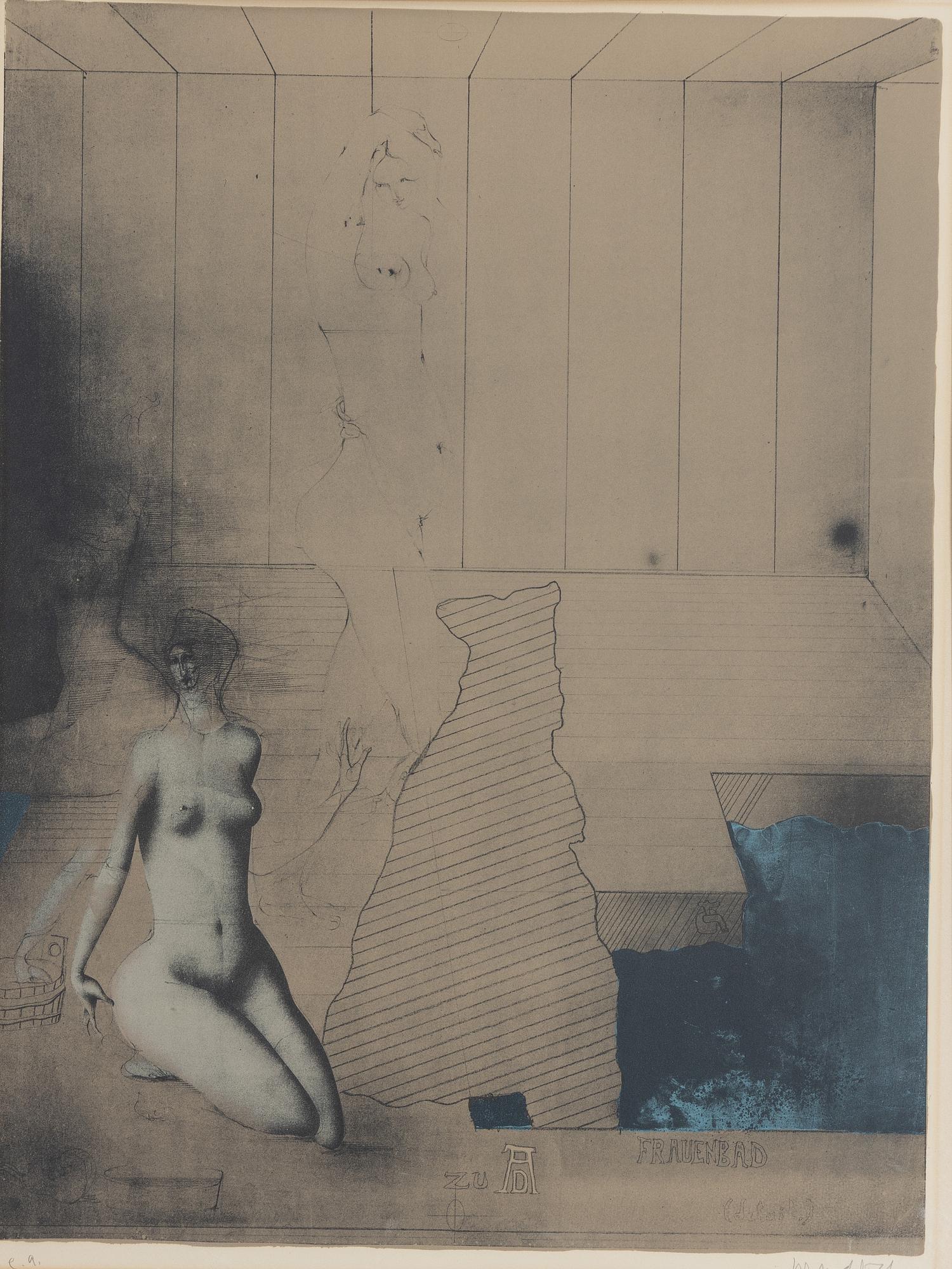 Paul Wunderlich, Utan titel, litografier 2 st.