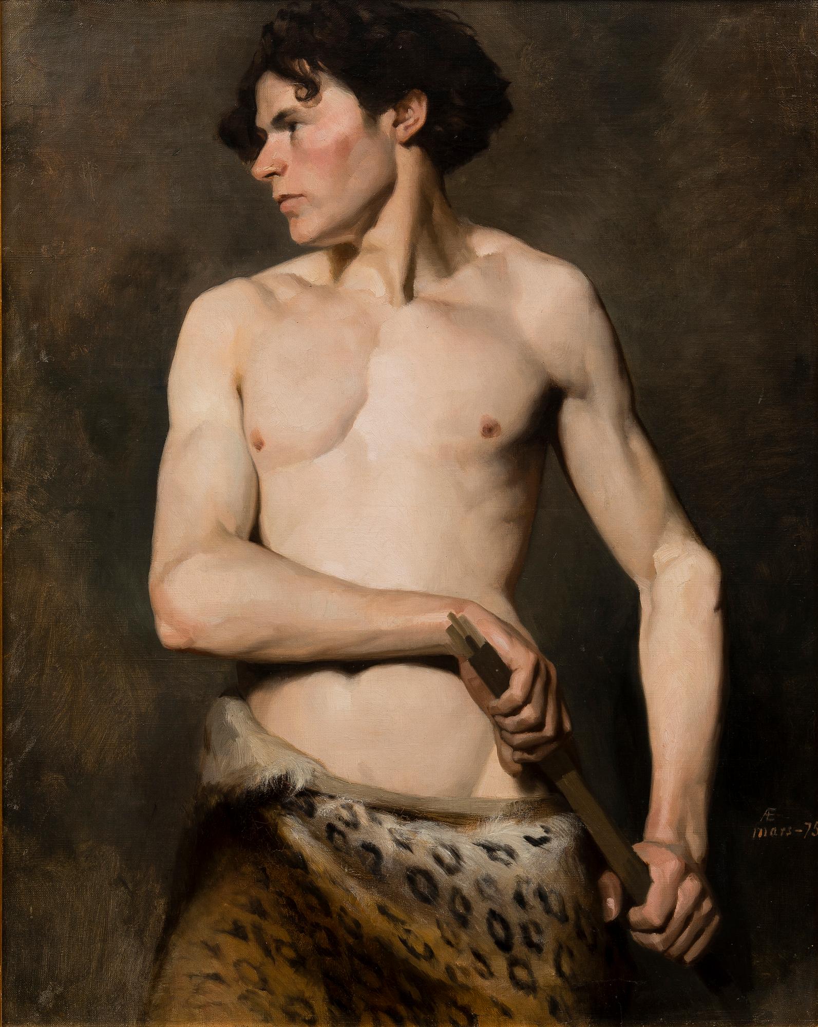 ALBERT EDELFELT, MALE MODEL.