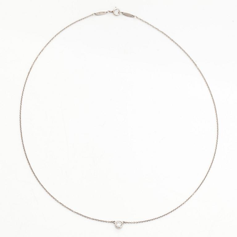 Tiffany & Co, Elsa Peretti, kaulakoru, "Diamonds by the Yard", platinaa ja briljanttihiottu timantti.