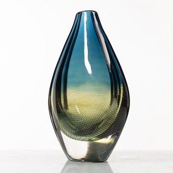 Sven Palmqvist, a 'Kraka' glass vase, Orrefors.